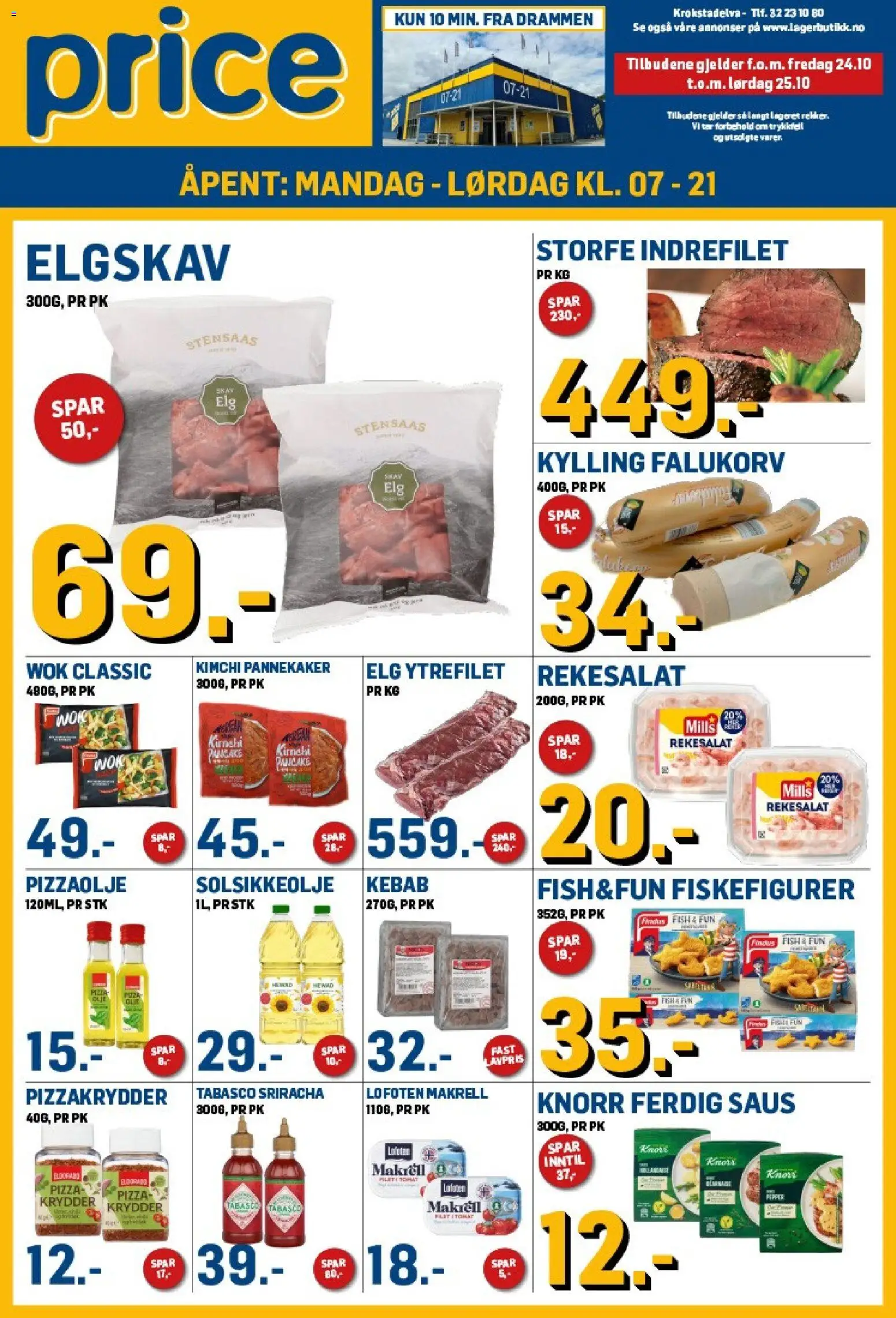 Kundeavis Price Lagerbutikk gyldig fra 24/10/2025 - Sidenummer 1