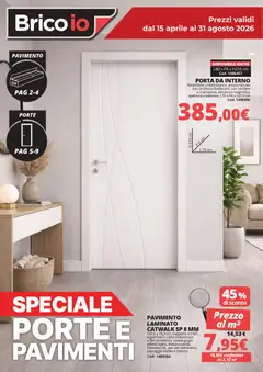 Anteprima dell'opuscolo Brico io volantino Porte e Pavimenti dal negozio Brico io valido da 15/04/2026