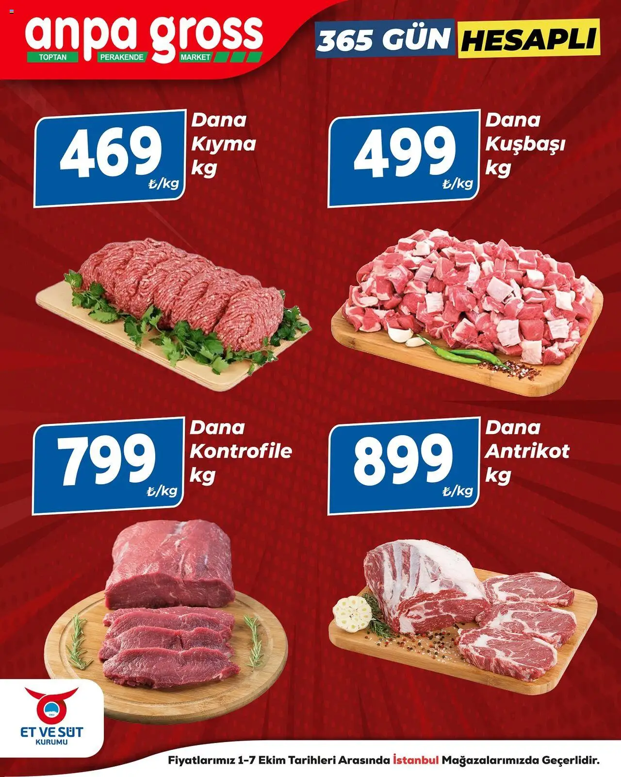 Anpa Gross Kasap (01 - 07 Ekim 2025) - Sayfa numarası 1