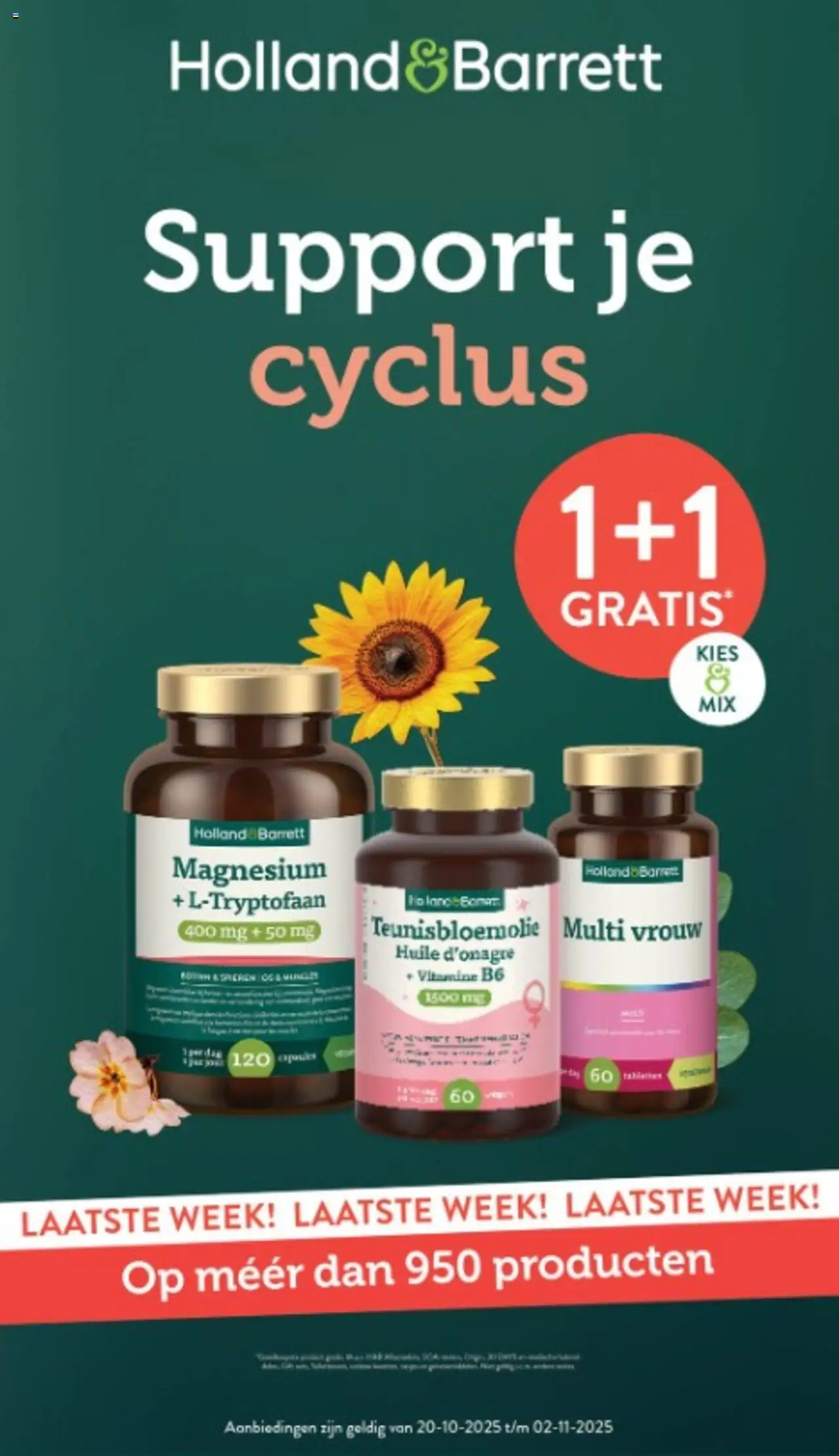 Holland & Barrett shop Folder geldig vanaf 20-10-2025 - Paginanummer 1