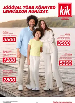 Kik - Kik akciós újság megtekintése, amely érvényes 2026.03.23.-től