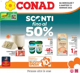 Anteprima dell'opuscolo Attuale volantino dal negozio Conad valido da 07/01/2026