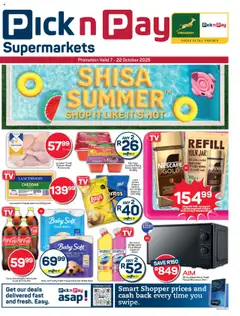 Preview of Pick n Pay flyer valid from 07/10/2025
