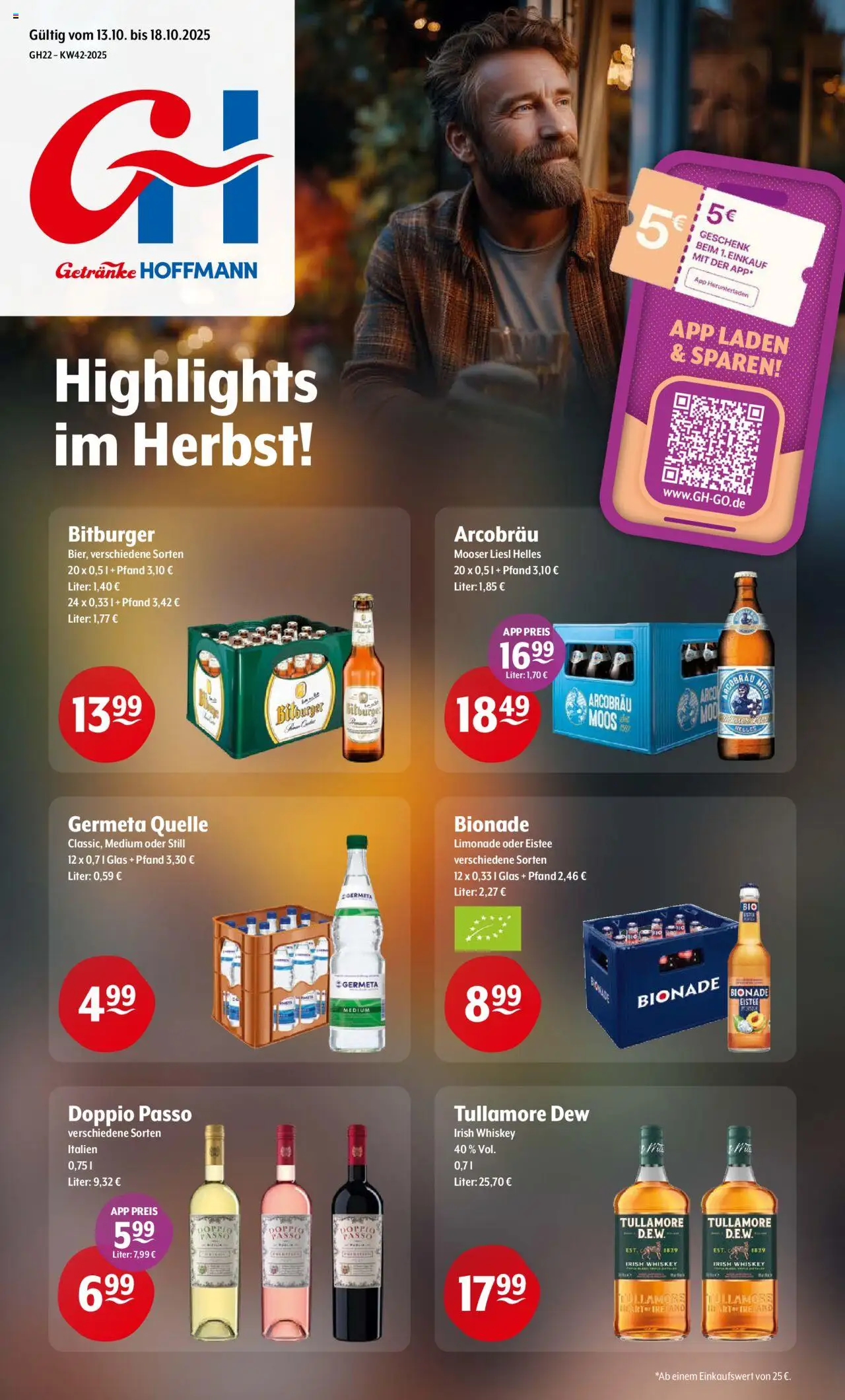Getränke Hoffmann Nordrhein - Westfalen (vom 13.10.2025 - 18.10.2025)