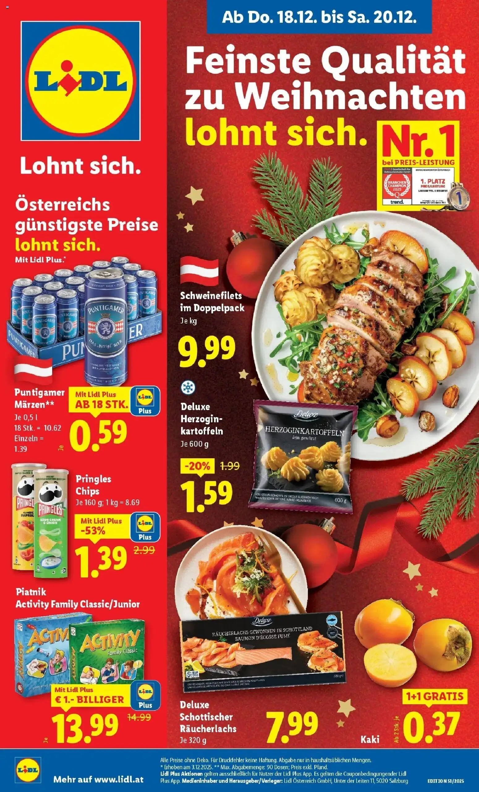 Vorschau der Angebote: Lidl Wien, Langenzersdorf, Zwettl gültig ab 17.12.2025