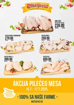 Pregled Matijevic kataloga - važi od 15.07.2025