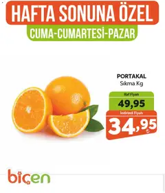 Biçen Market Hafta Sonuna Özel - Meyve İndirimi 09.01.2026 - Broşürünün önizlemesi