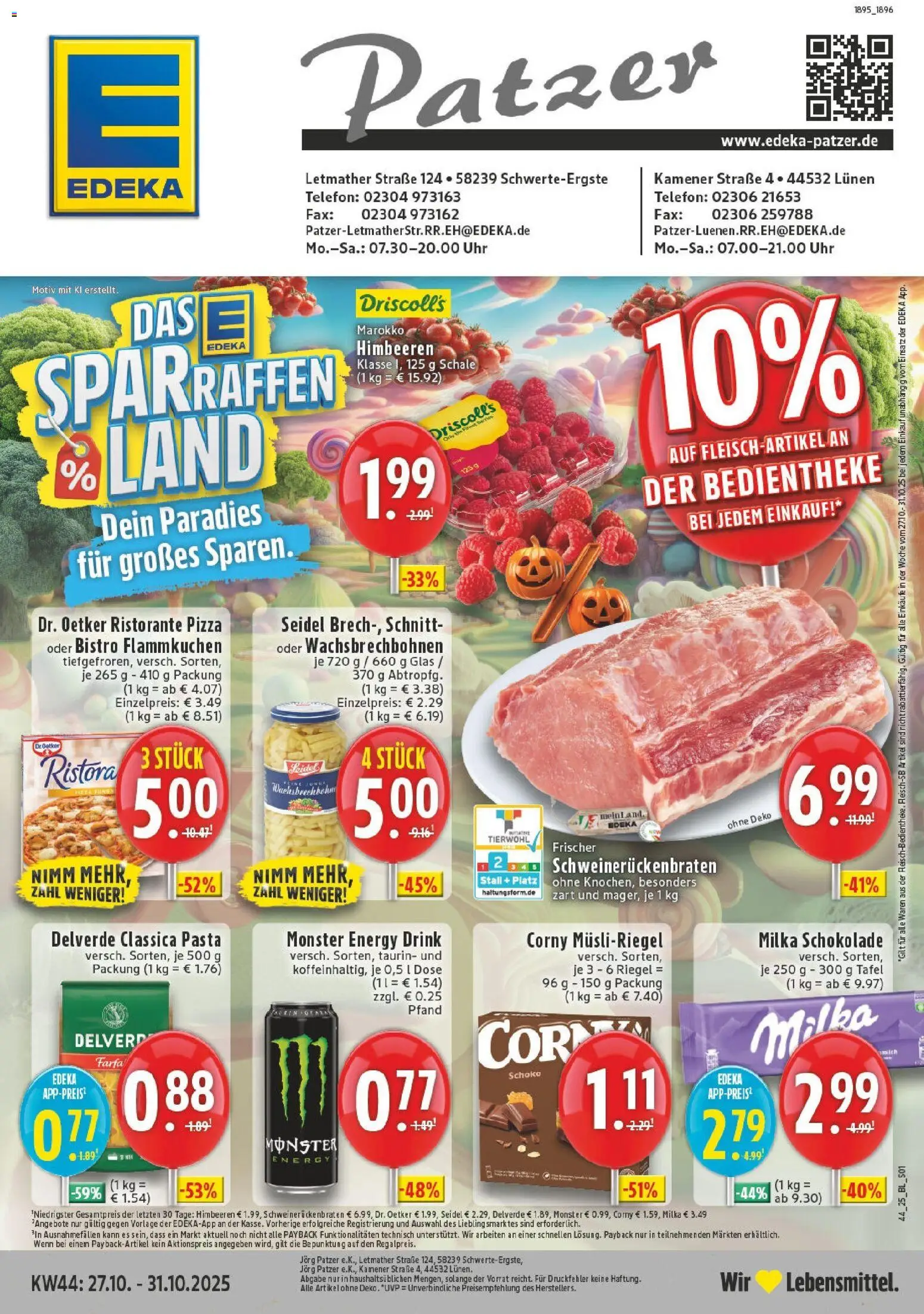 Vorschau von dem Prospekt des Geschäftes Edeka, gültig ab dem 26.10.2025