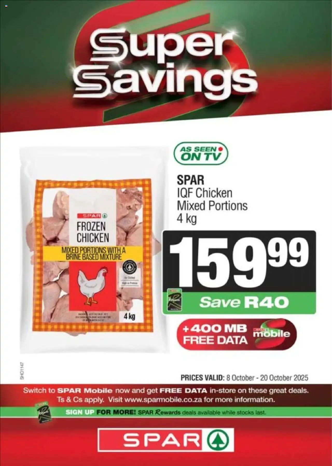 Superspar Specials from 08/10 - 20/10/2025 > Promotions