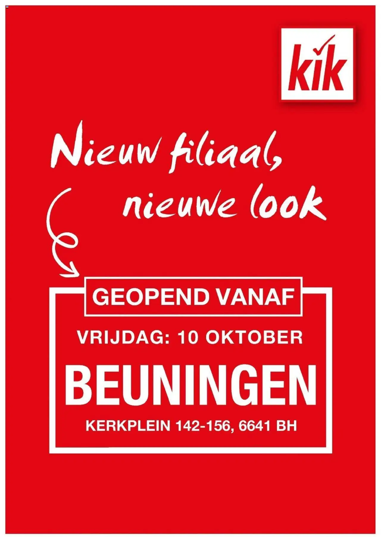 KiK shop Geopend folder Beuningen geldig vanaf 06-10-2025 - Paginanummer 1 - Bh