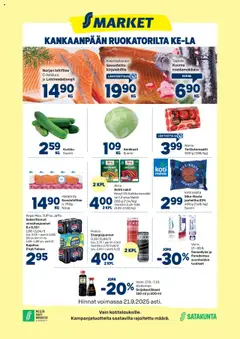 Kaupan S-market Kankaanpää esikatselu, voimassa 17/09/2025