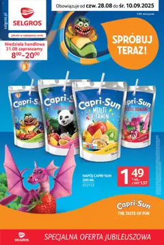 Pogląd gazetki "Specjalna oferta jubileuszowa" ze sklepu Selgros cash&carry ważnej od 28.08.2025
