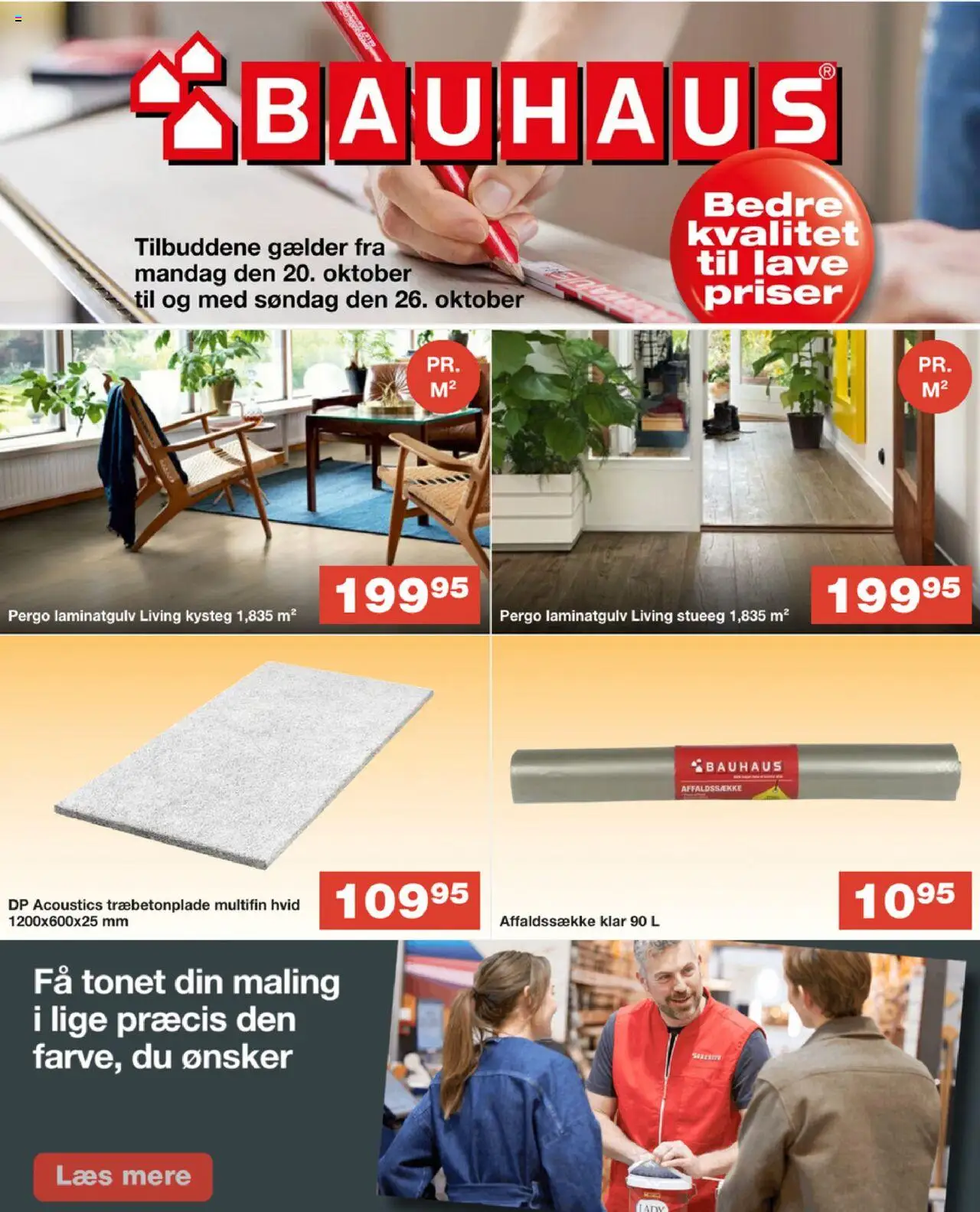 Bauhaus tilbudsavis gyldig fra 20/10/2025 - side 1