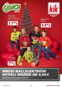 Pregled letka Katalog Black Friday trgovine Kik vrijedi od 16.11.2025