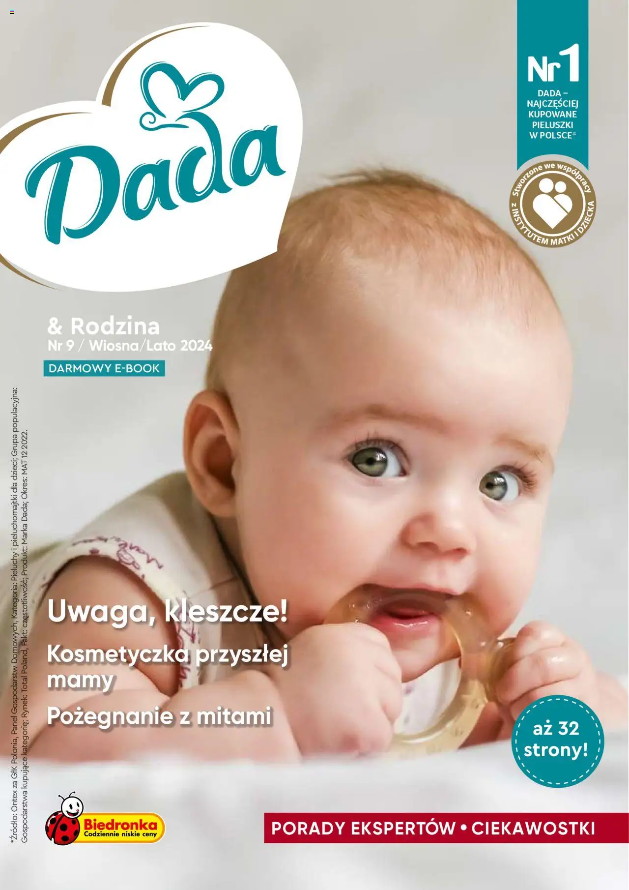 Biedronka gazetka promocyjna 08.07.2024 - "Dada & Rodzina Nr 9" - Numer strony 1