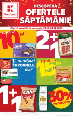 Previzualizarea de cataloage: Kaufland Slatina valabil de la 29.10.2025