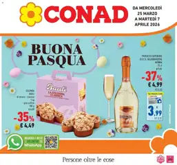 Anteprima dell'opuscolo Buona Pasqua dal negozio Conad valido da 25/03/2026