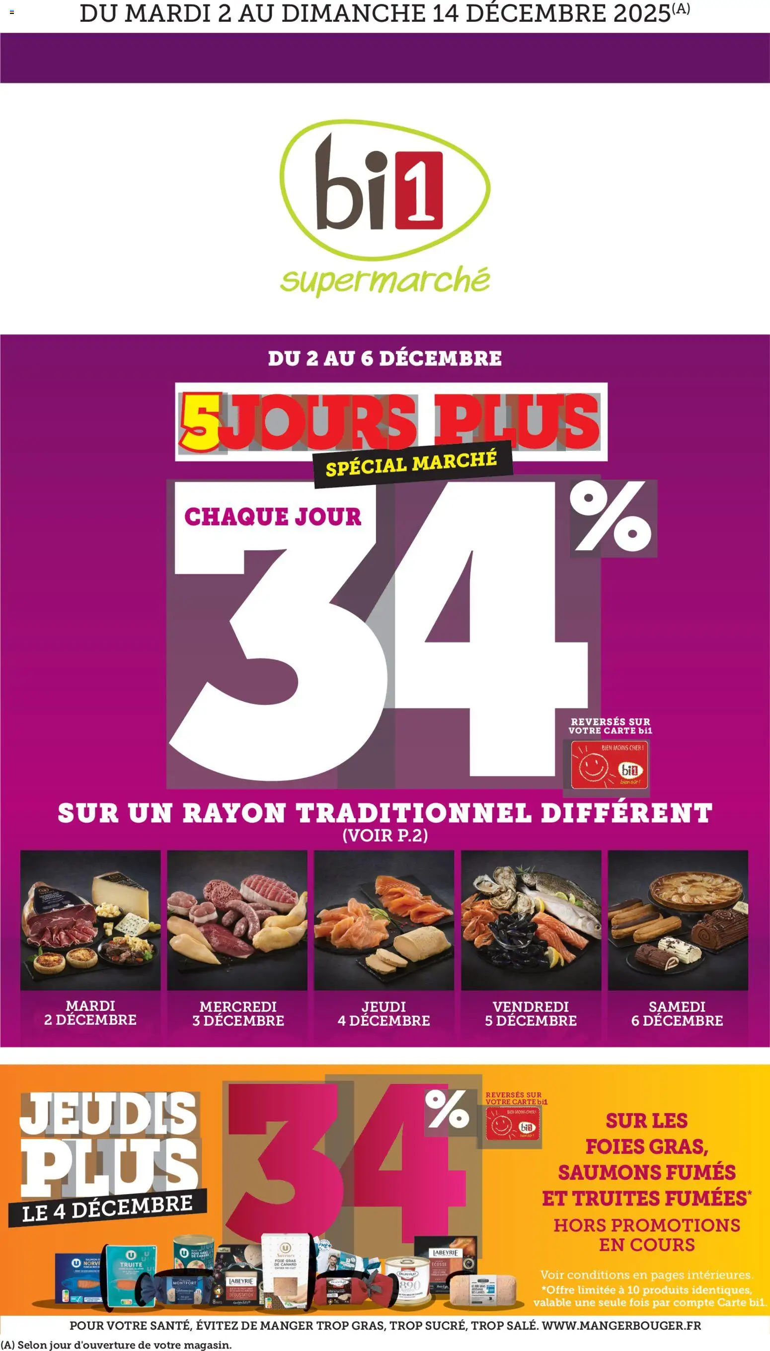 Prévisualisation de Le offre du moment du magasin bi1 formulaire valide 02/12/2025