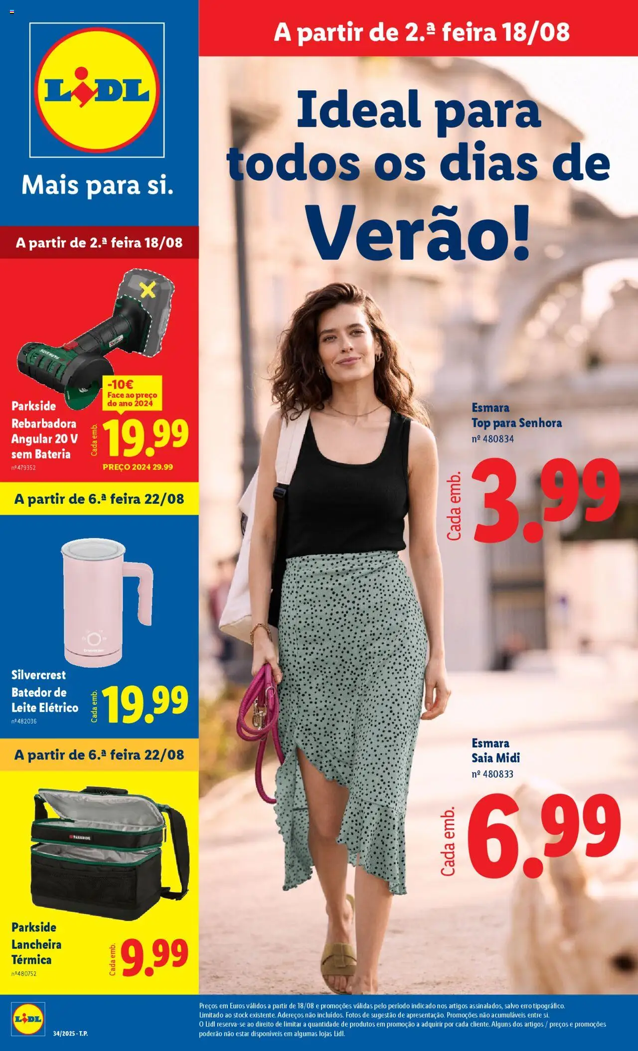 Lidl Folheto de 18/08/2025 - catálogo esta semana - página 1