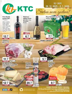 Pregled letka Katalog široke potrošnje trgovine KTC vrijedi od 29.12.2025