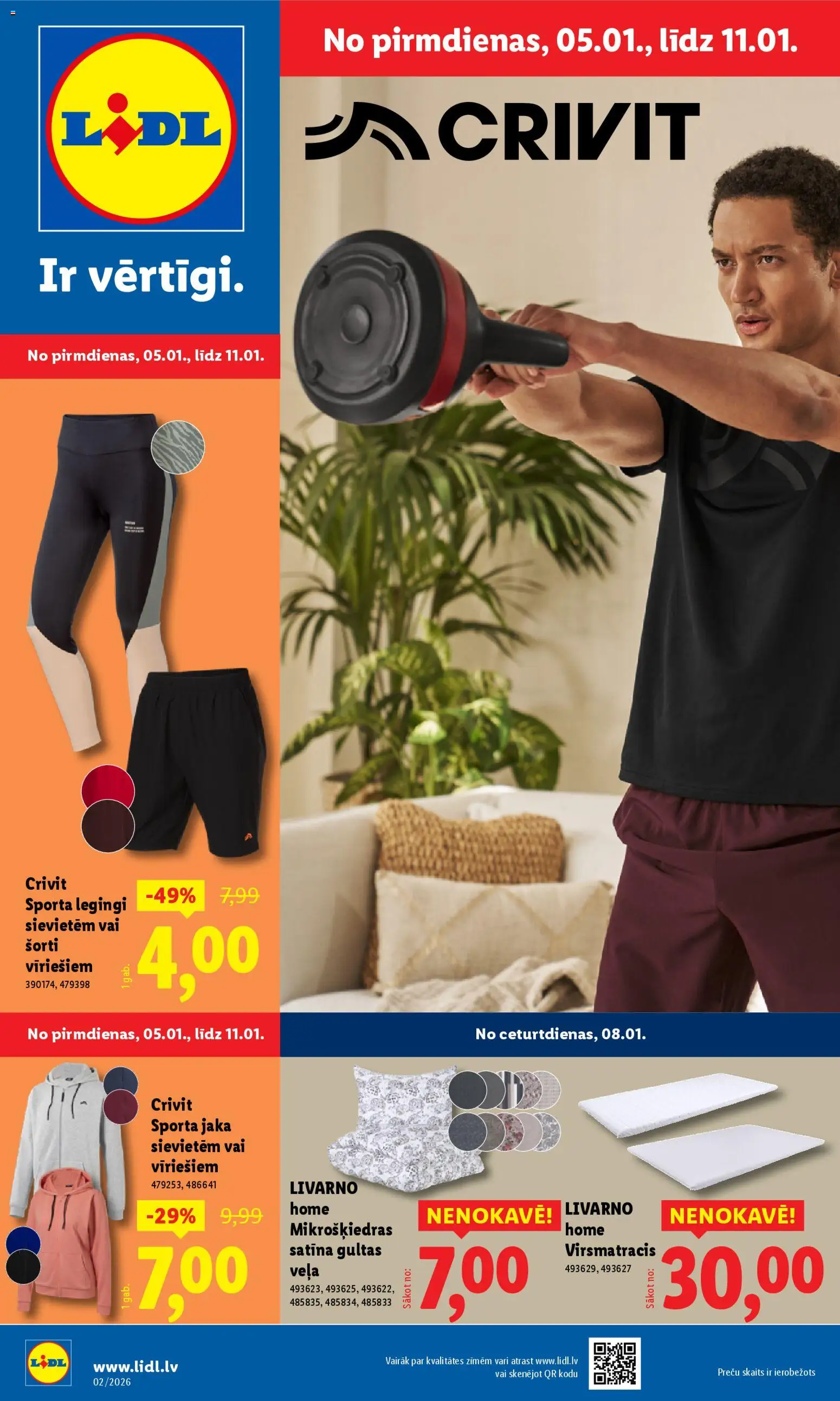 Skatīt Lidl akciju bukletu, derīgs no 2026.01.05