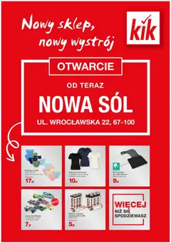 Pogląd gazetki "Nowa Sól" ze sklepu Kik ważnej od 14.11.2025