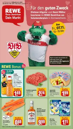 Vorschau von dem Prospekt des Geschäftes Rewe, gültig ab dem 02.11.2025