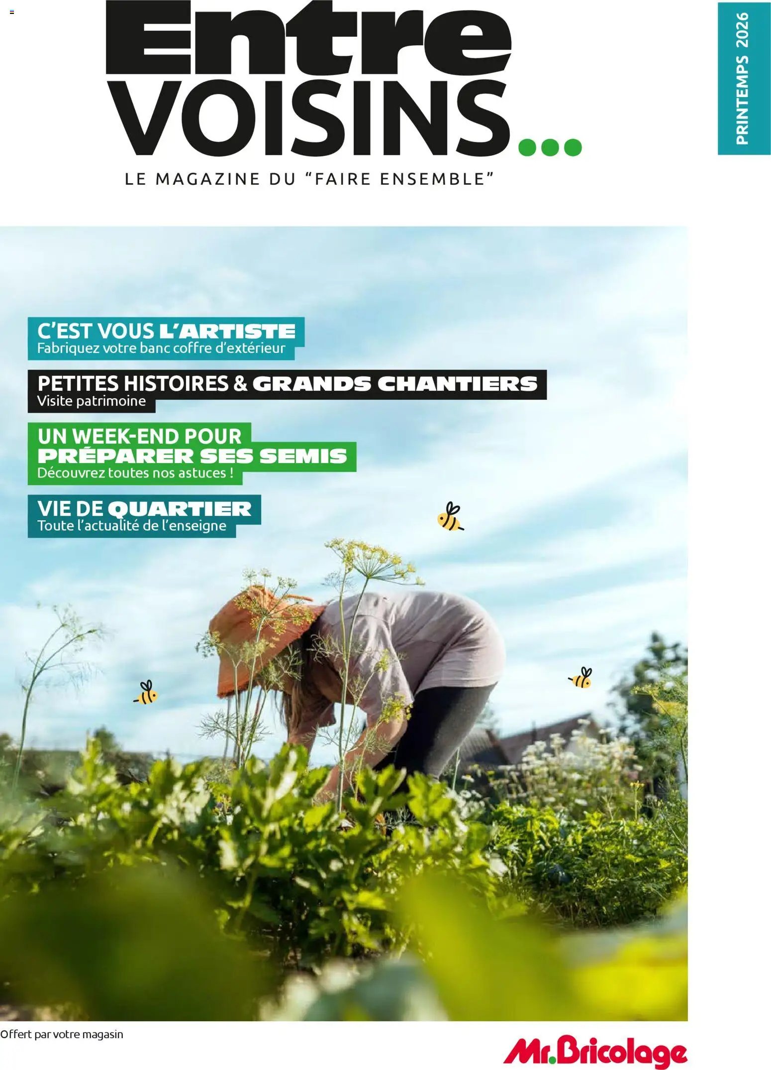 Prévisualisation de Mr. Bricolage Printemps 2026 du magasin Mr. Bricolage formulaire valide 01/04/2026 - Magazine, Banc, Banc coffre