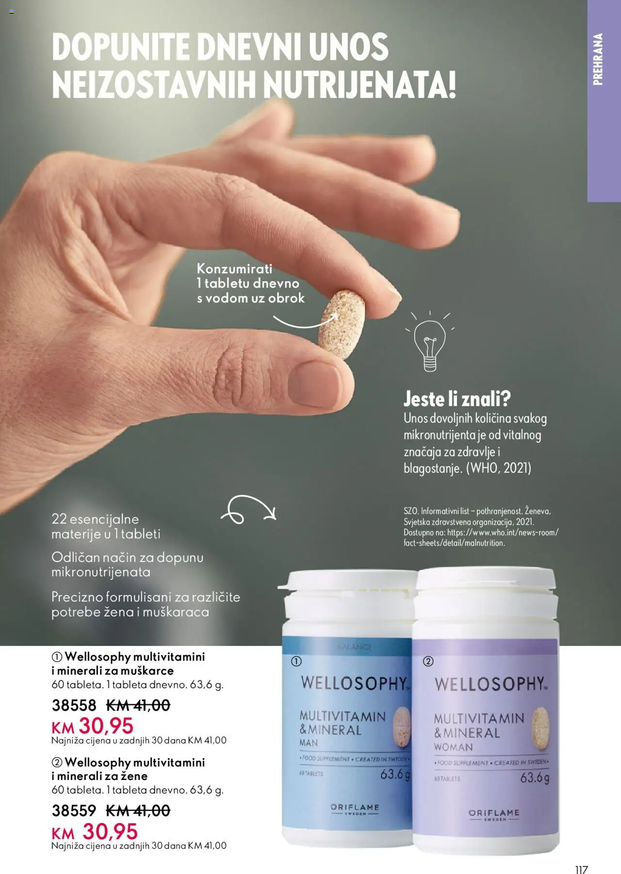 Pregled letka Katalog trgovine Oriflame vrijedi od 2025.10.08