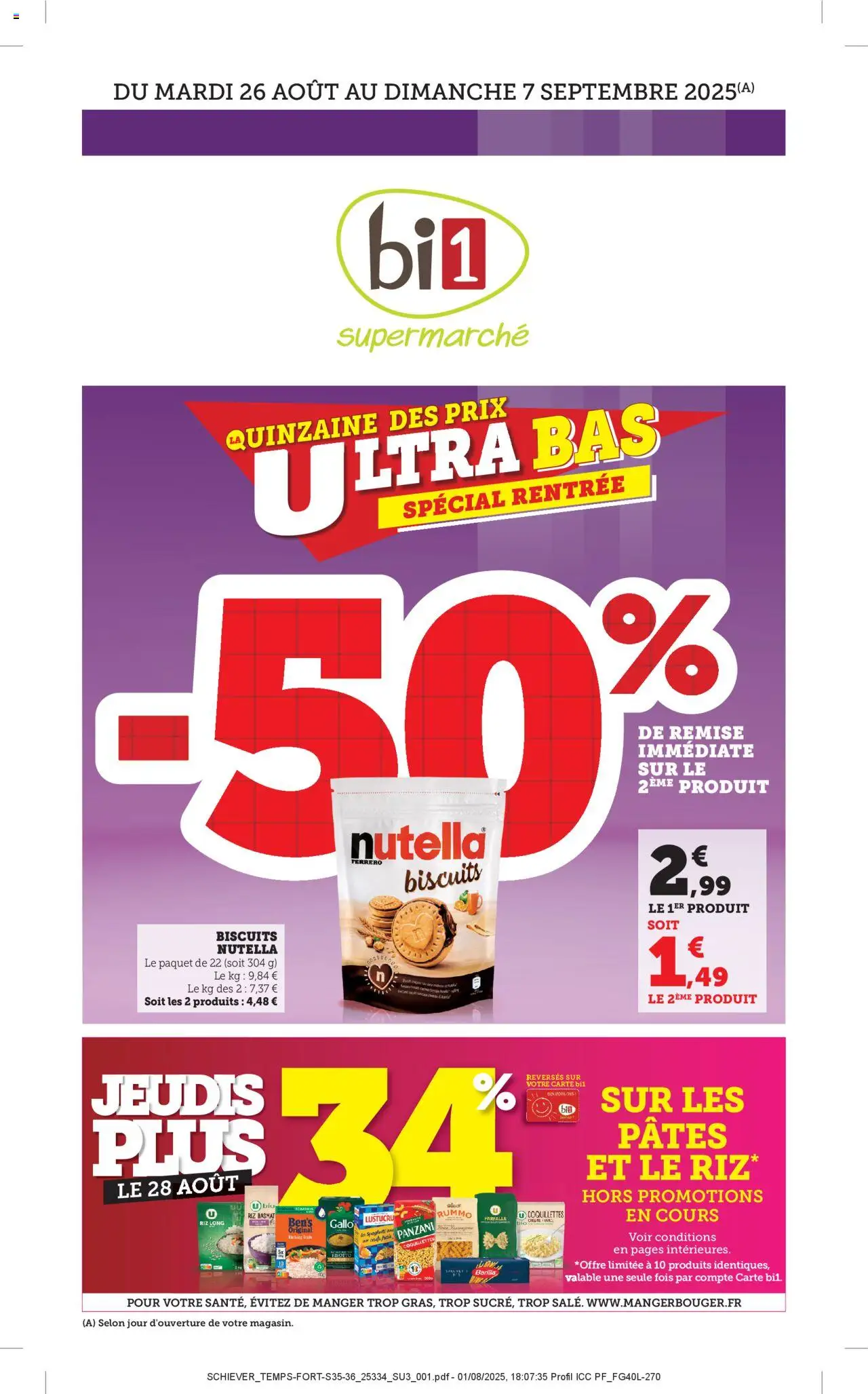Catalogue de la boutique bi1 valable du 25/08/2025 - Page numéro 1