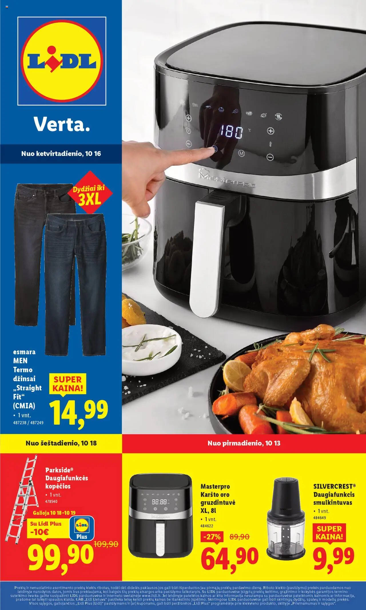 LIDL leidinys galioja nuo 2025.10.13 – puslapio numeris 1