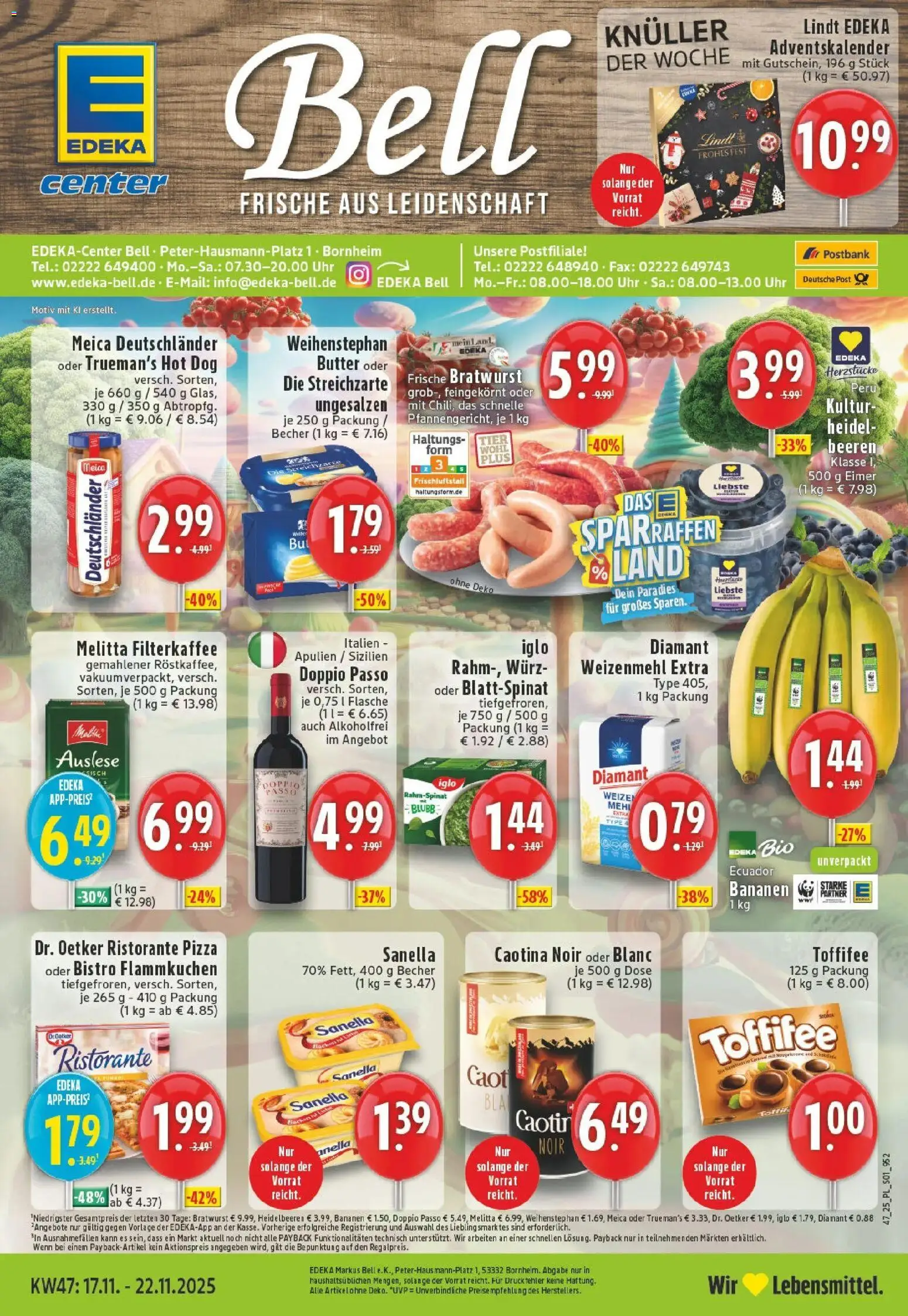 Vorschau von dem Prospekt des Geschäftes Edeka, gültig ab dem 17.11.2025