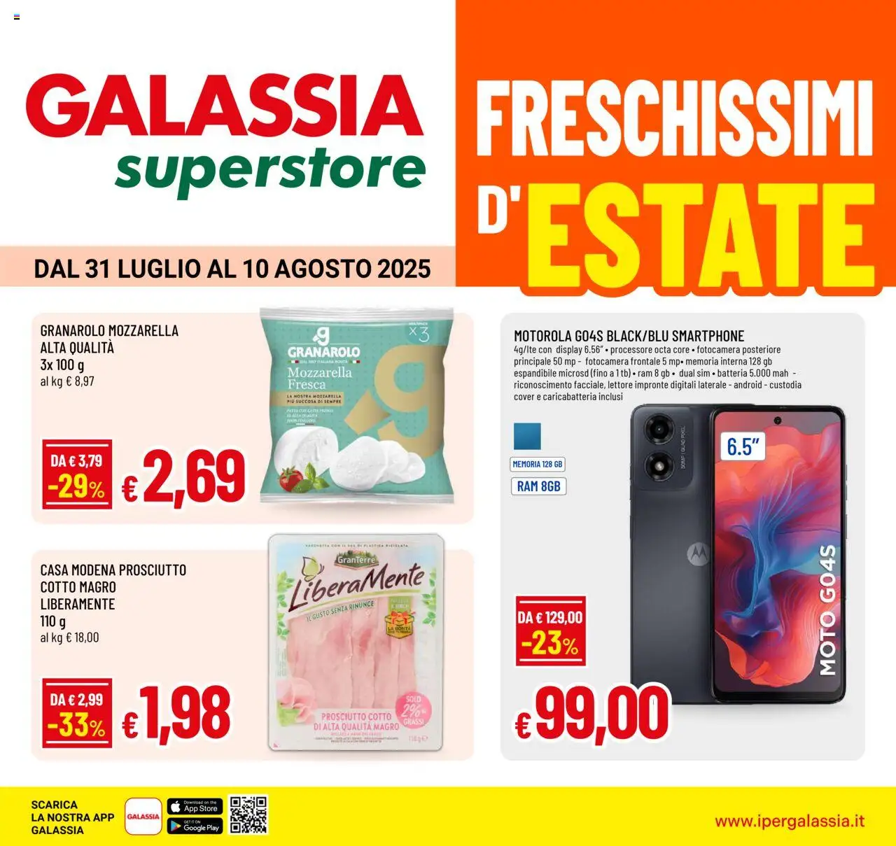 Volantino Galassia valido da 31/07/2025 numero di pagina 1