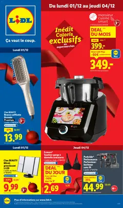 Prévisualisation de Catalogue les bonnes affaires de la semaine du magasin LIDL formulaire valide 01/12/2025