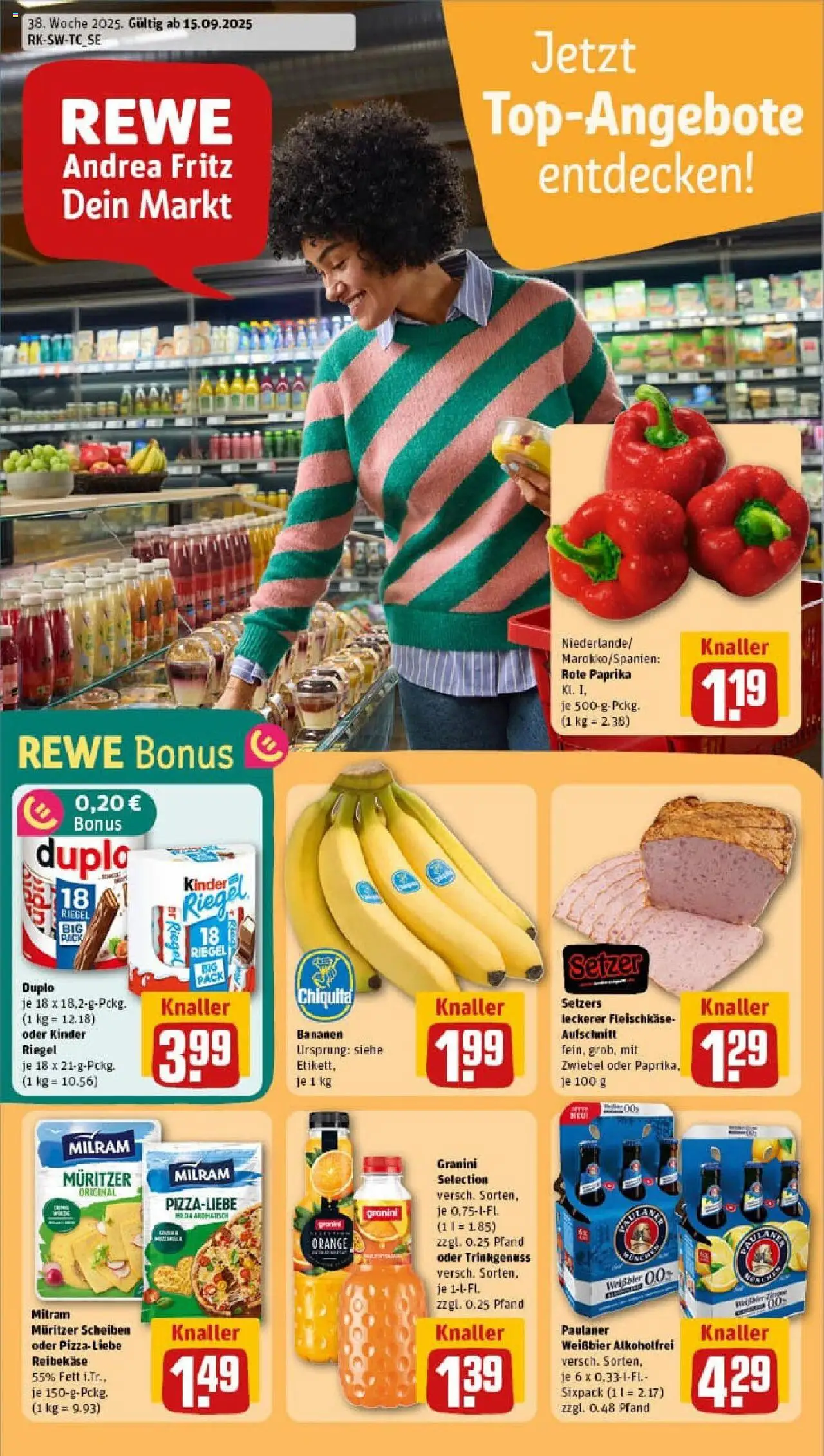 REWE Prospekt ab 14.09.2025 nächste Woche - Prospekt Lorch	