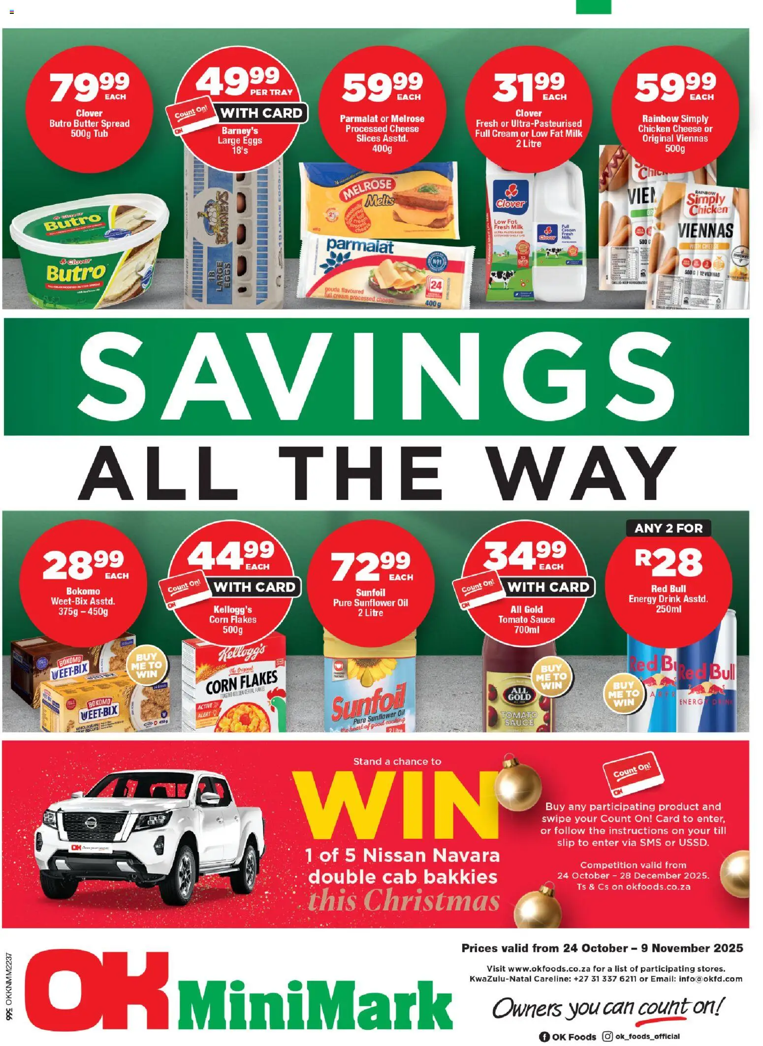 OK Foods Kwazulu Natal - OK MiniMark from 24/10 - 09/11/2025 > Promotions