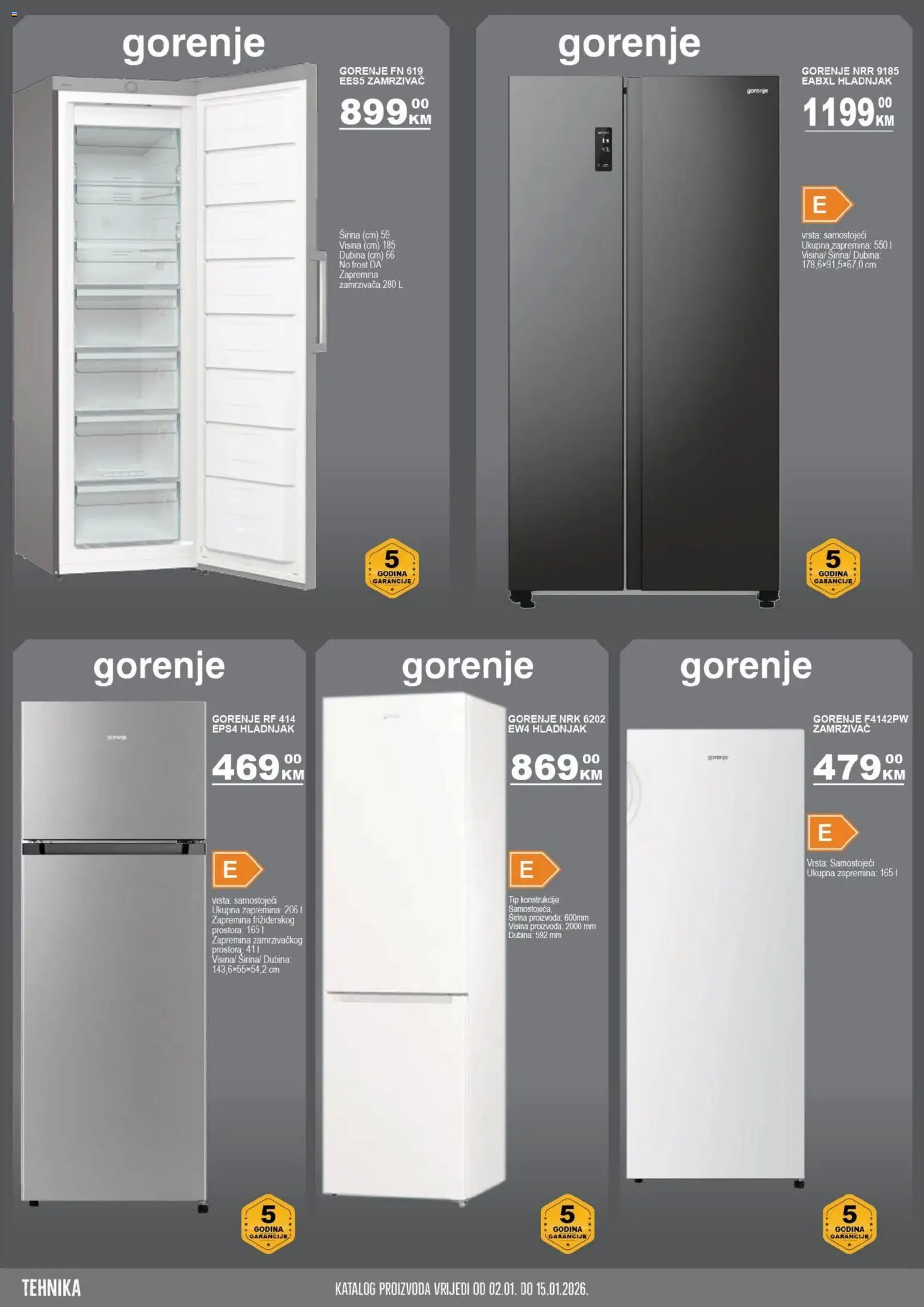 Pregled letka Katalog trgovine Prodex vrijedi od 2026.01.02