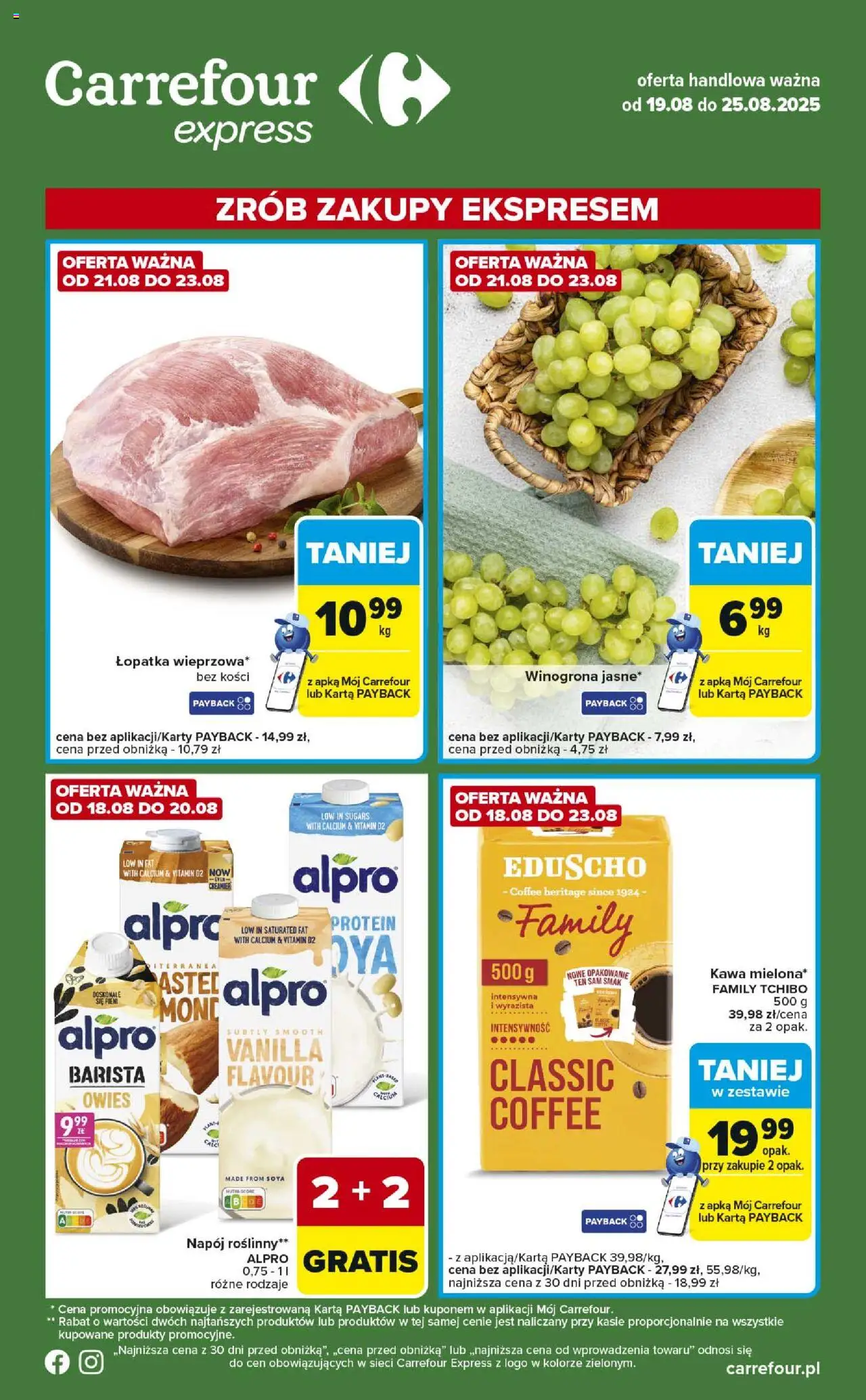 Carrefour Express II od 19.08.2025 - Nowa Gazetka - Numer strony 1