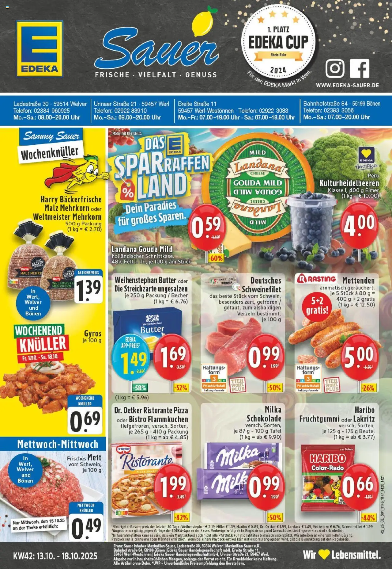 EDEKA Prospekt ab 13.10.2025 - Prospekt Werl-Westoennen Online