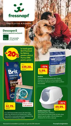 Previzualizarea de cataloage: Fressnapf Catalog nou valabil de la 08.01.2026