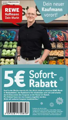 Vorschau von dem Prospekt des Geschäftes Rewe, gültig ab dem 02.02.2026
