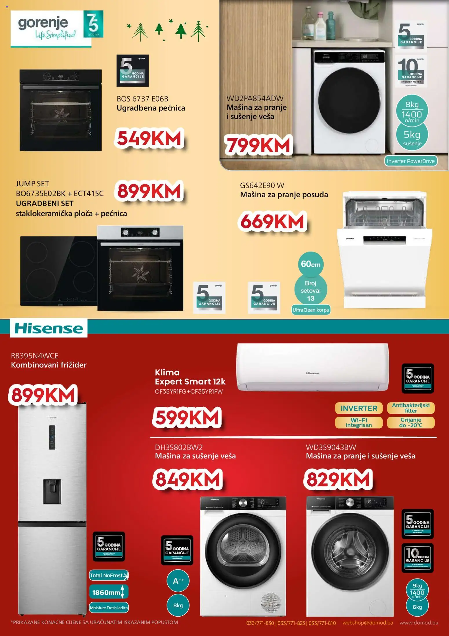 Pregled letka Katalog trgovine Domod vrijedi od 2025.12.01