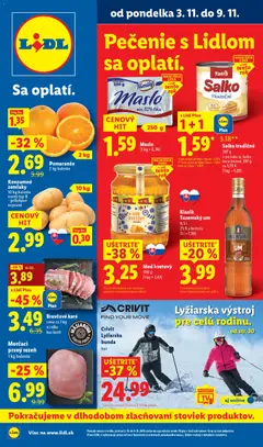 Náhľad Lidl letáku platného od 03.11.2025