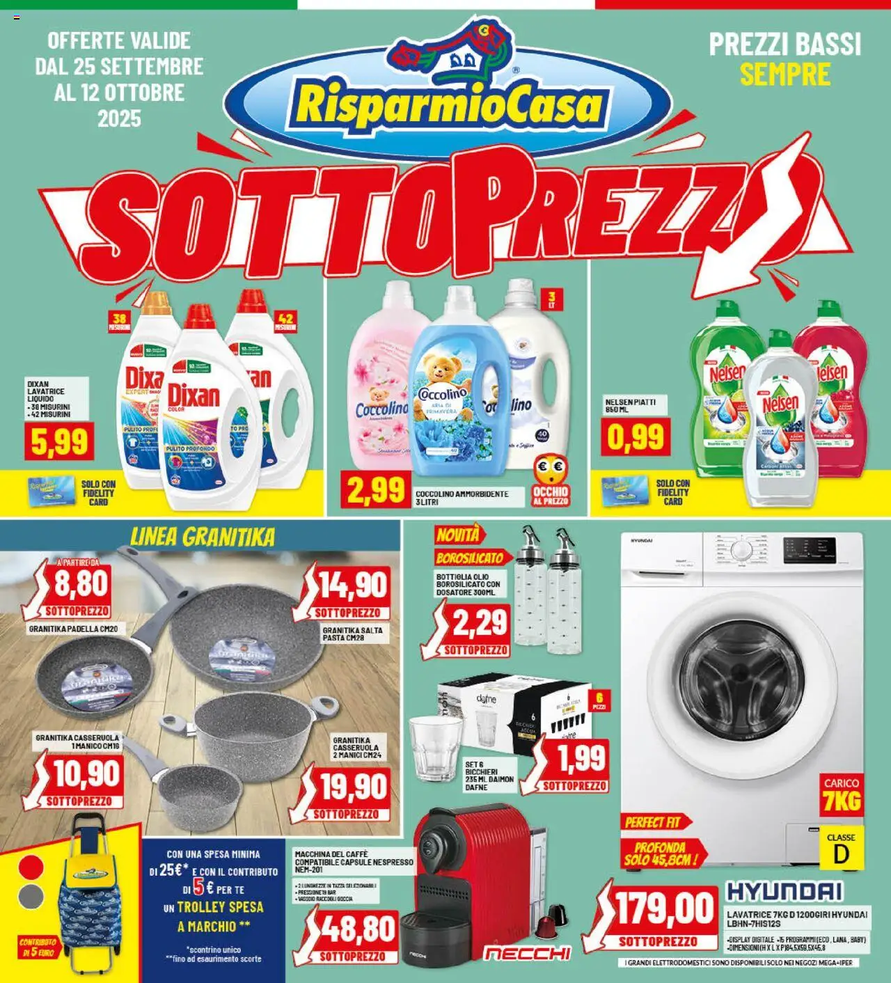 Volantino RisparmioCasa valido da 25/09/2025 numero di pagina 1