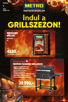 Metro - Metro Grill katalógus 2026/05 megtekintése, amely érvényes 2026.05.02.-től