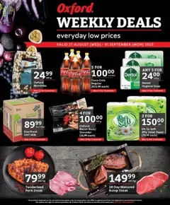 Preview of Oxford Freshmarket flyer valid from 27/08/2025