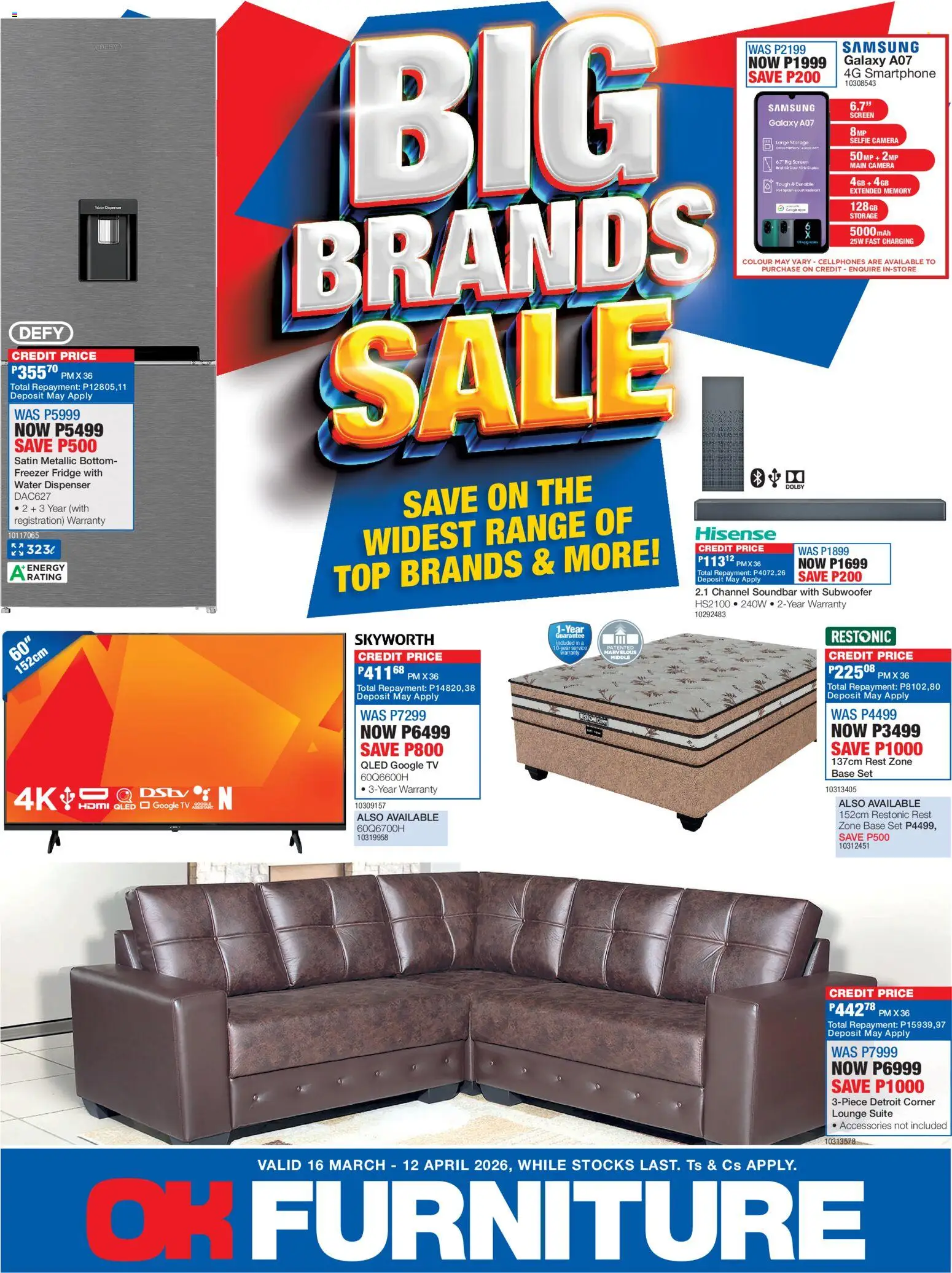 Preview of OK Furniture flyer valid from 16/03/2026
