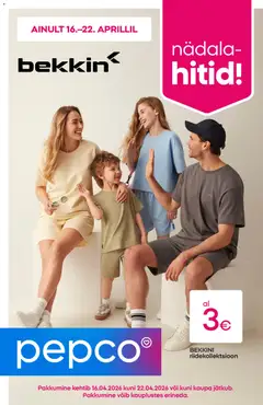 Pepco kliendilehe eelvaade alates 16.04.2026