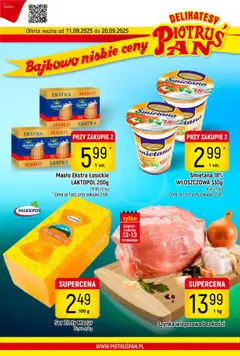 Pogląd gazetki "Gazetka" ze sklepu Piotruś Pan ważnej od 11.09.2025