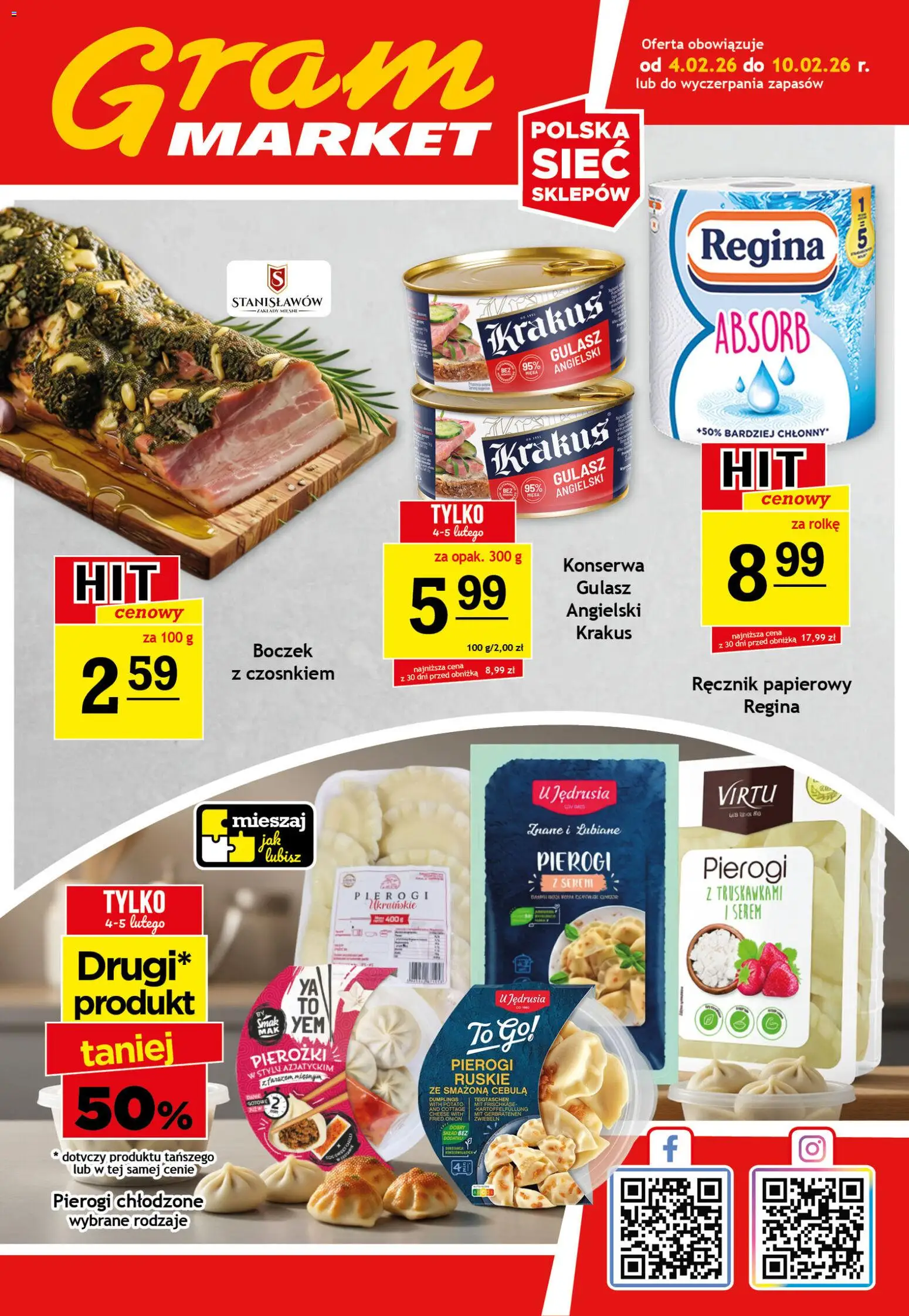 Pogląd gazetki "Gazetka" ze sklepu Gram Market ważnej od 04.02.2026